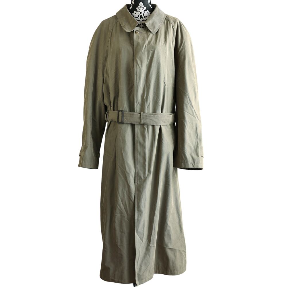 Vintage Newport Harbor Khaki/Green Dual Layer Trench Coat - NSL